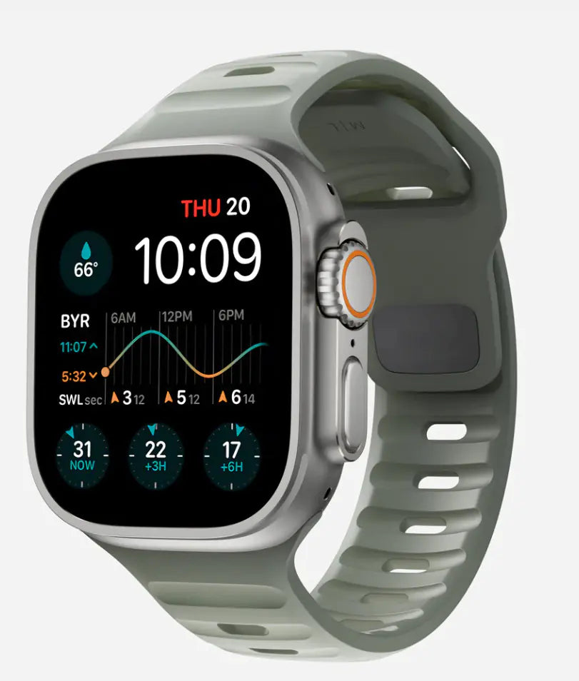 Silicone Watch Band for Apple Watch Series 9 Ultra2