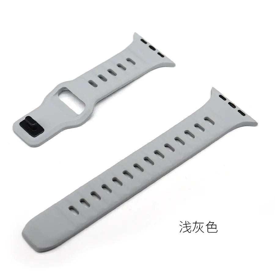 Silicone Watch Band for Apple Watch Series 9 Ultra2