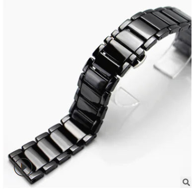 Ceramic Butterfly Buckle Watch Band for Apple Watch