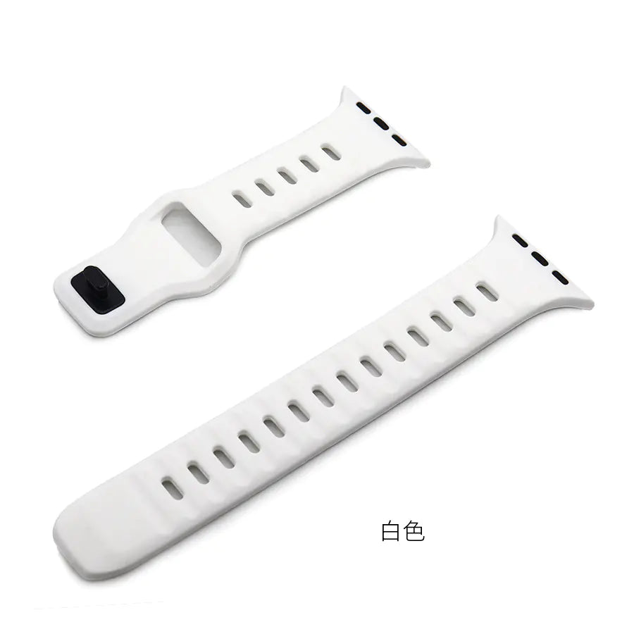Silicone Watch Band for Apple Watch Series 9 Ultra2