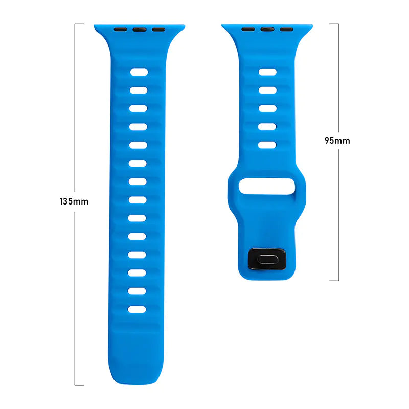 Silicone Watch Band for Apple Watch Series 9 Ultra2