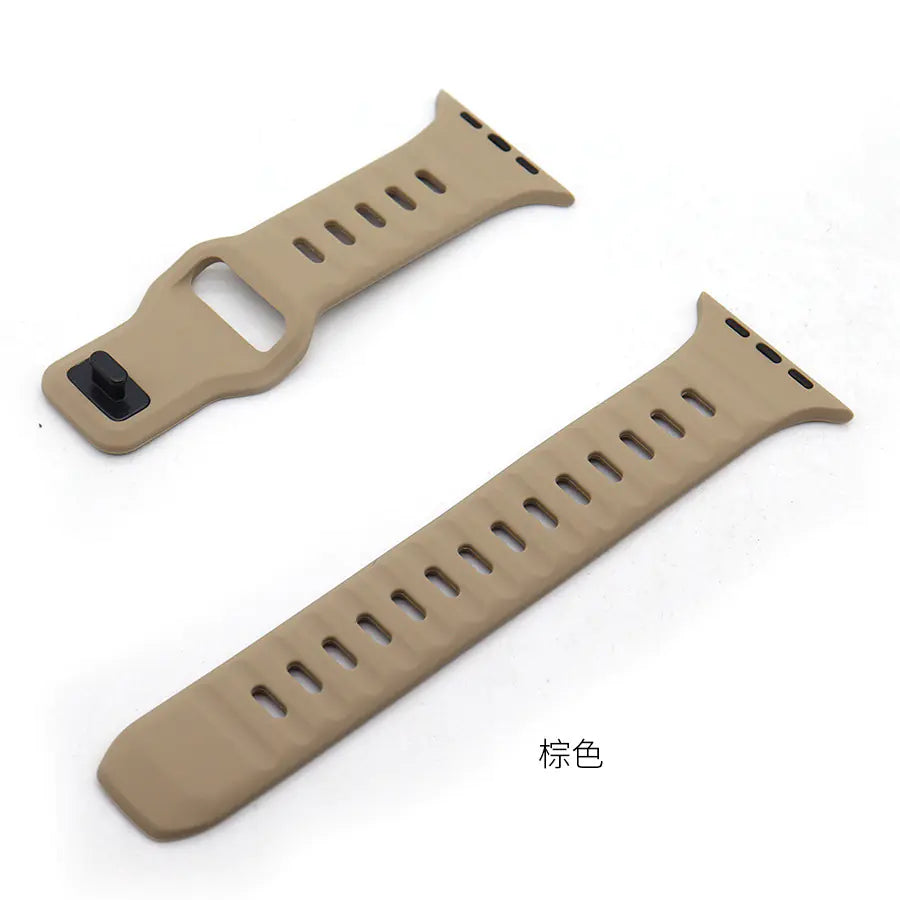 Silicone Watch Band for Apple Watch Series 9 Ultra2