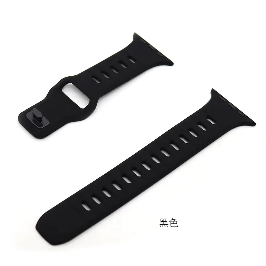 Silicone Watch Band for Apple Watch Series 9 Ultra2